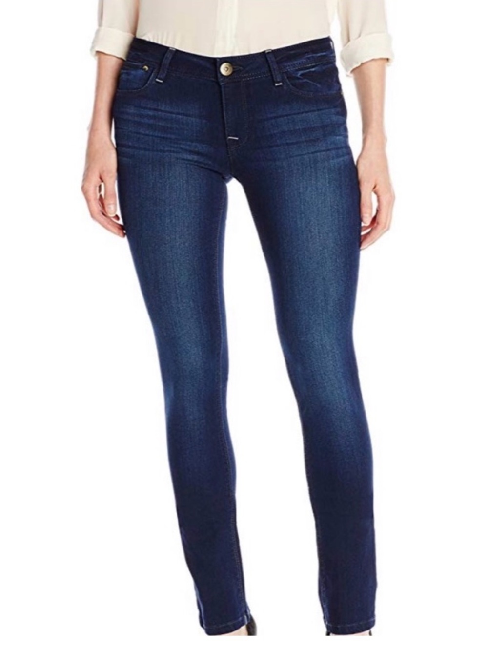 DL1961 Grace High Rise Straight Jeans in “Twilight” Dark Wash 32